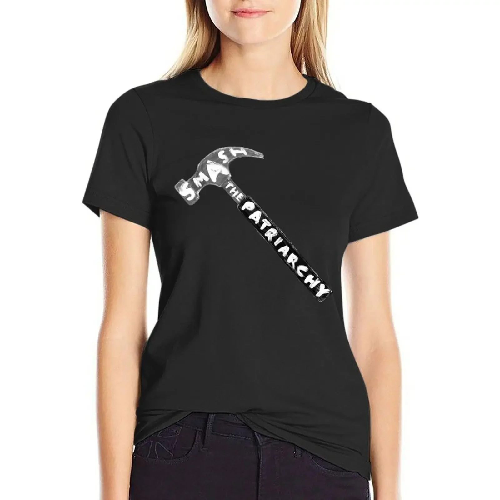 Smash The Patriarchy T-Shirt Short sleeve tee korean fashion plus size tops lady clothes white t shirts for Women
Smash The Patriarchy T-Shirt Short sleeve tee korean fashion plus size tops lady clothes white t shirts for Women
