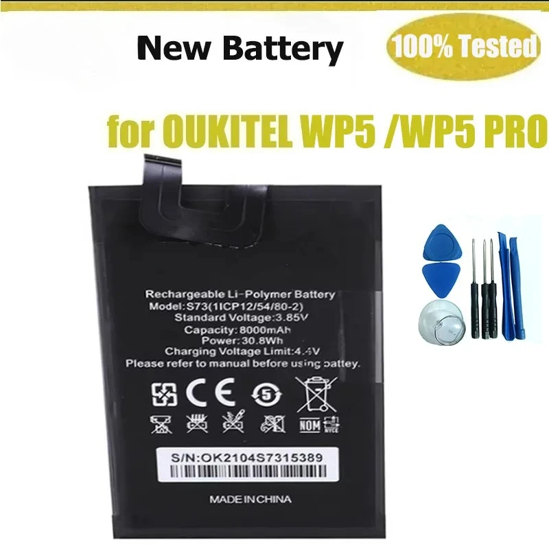 Brand-New 8000mAh for OUKITEL WP5 / WP5 PRO battery for OUKITEL battery High Quality
Brand-New 8000mAh for OUKITEL WP5 / WP5 PRO battery for OUKITEL battery High Quality