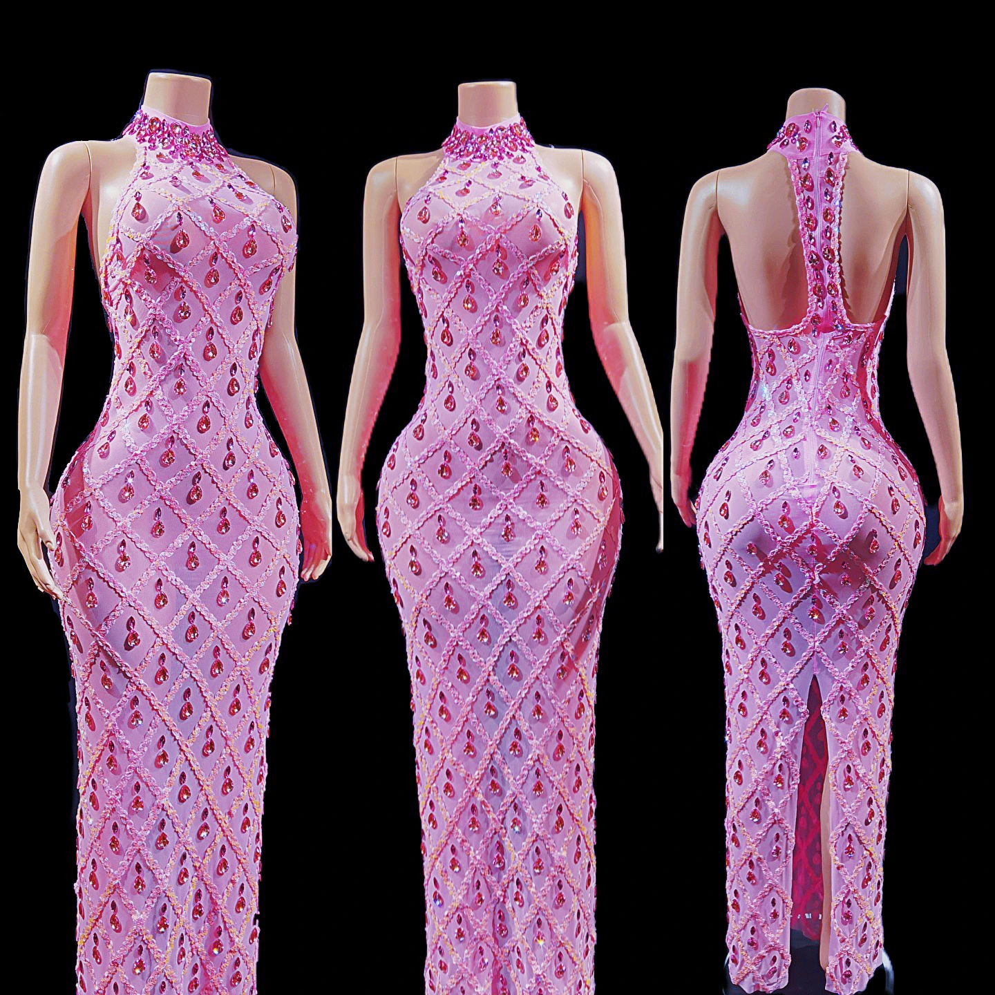 Rhinestone Maternity Baby Shower Dress Sexy Photography Perspective Turtleneck Dress Luxury Singer Sleeveles Skinny Dresses
Rhinestone Maternity Baby Shower Dress Sexy Photography Perspective Turtleneck Dress Luxury Singer Sleeveles Skinny Dresses