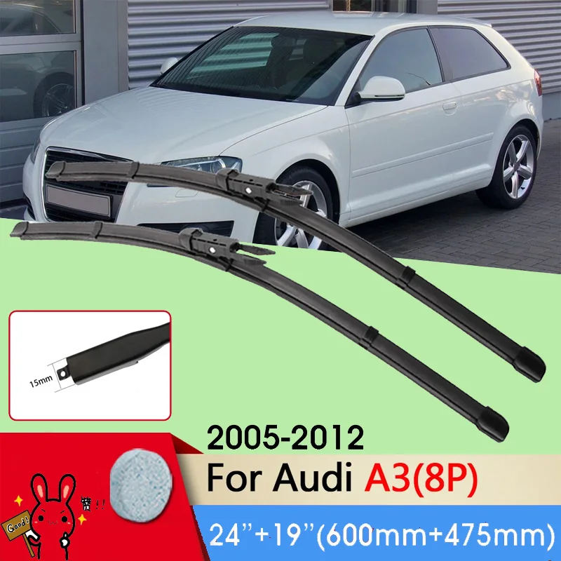 Car Wiper LHD Front Wiper Blade 24"+19" For Audi A3(8P) 2005-2012 Fit Pinch Tab Arm Windshield Windscreen Front Window
Car Wiper LHD Front Wiper Blade 24"+19" For Audi A3(8P) 2005-2012 Fit Pinch Tab Arm Windshield Windscreen Front Window