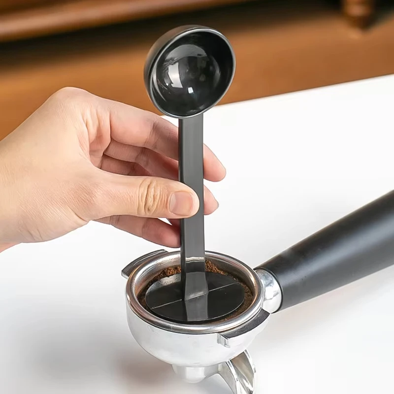 Black Long Handled Coffee Spoon, Multifunctional Plastic Coffee Measuring And Tamping Spoon, Powder Spoon, Coffee Kitchen Tool
Black Long Handled Coffee Spoon, Multifunctional Plastic Coffee Measuring And Tamping Spoon, Powder Spoon, Coffee Kitchen Tool