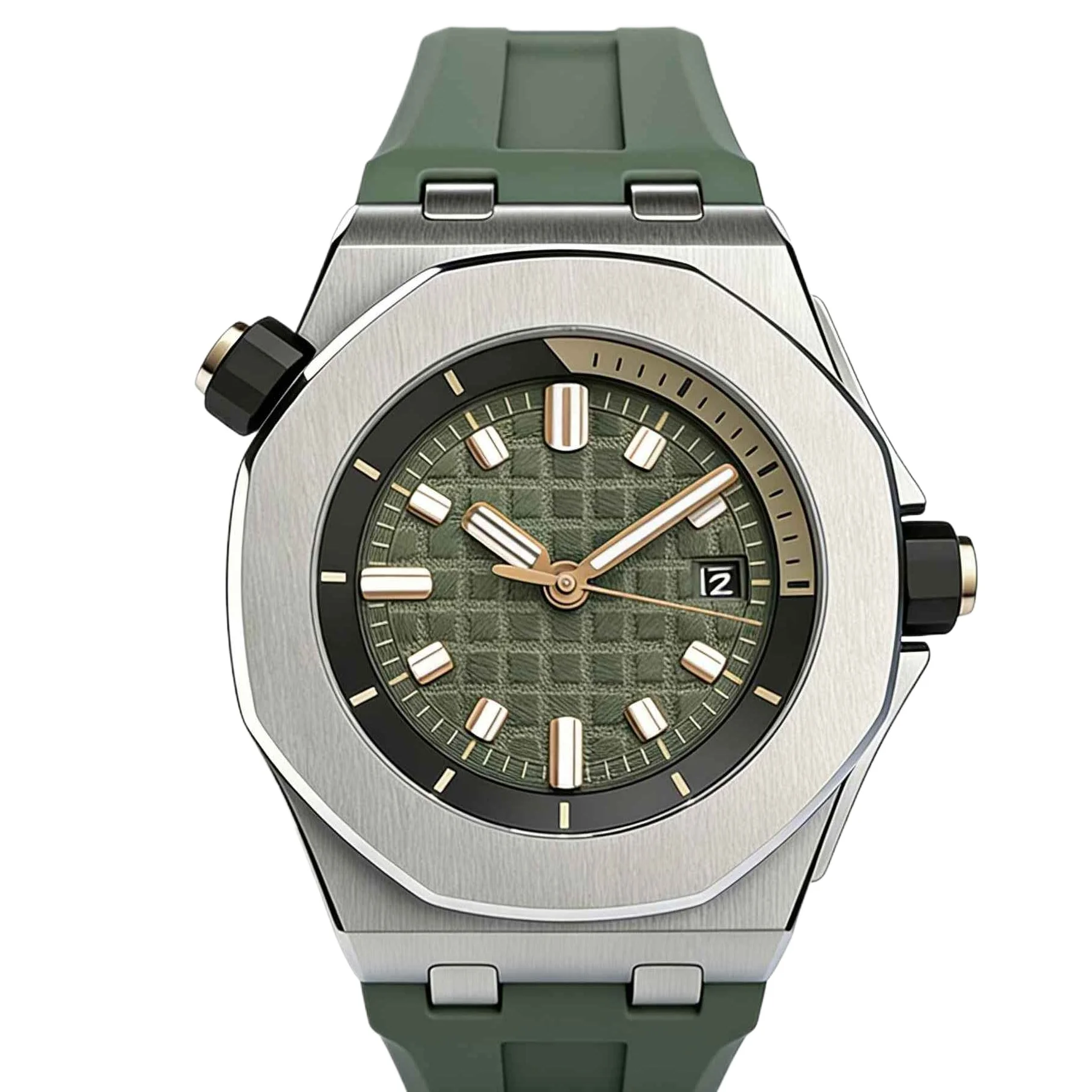42mm Luxury Mens Watches 904L Stainless Steel Automatic Mechanical Movement Self Winding Power Reserve Waterproof Luminous Dial
42mm Luxury Mens Watches 904L Stainless Steel Automatic Mechanical Movement Self Winding Power Reserve Waterproof Luminous Dial