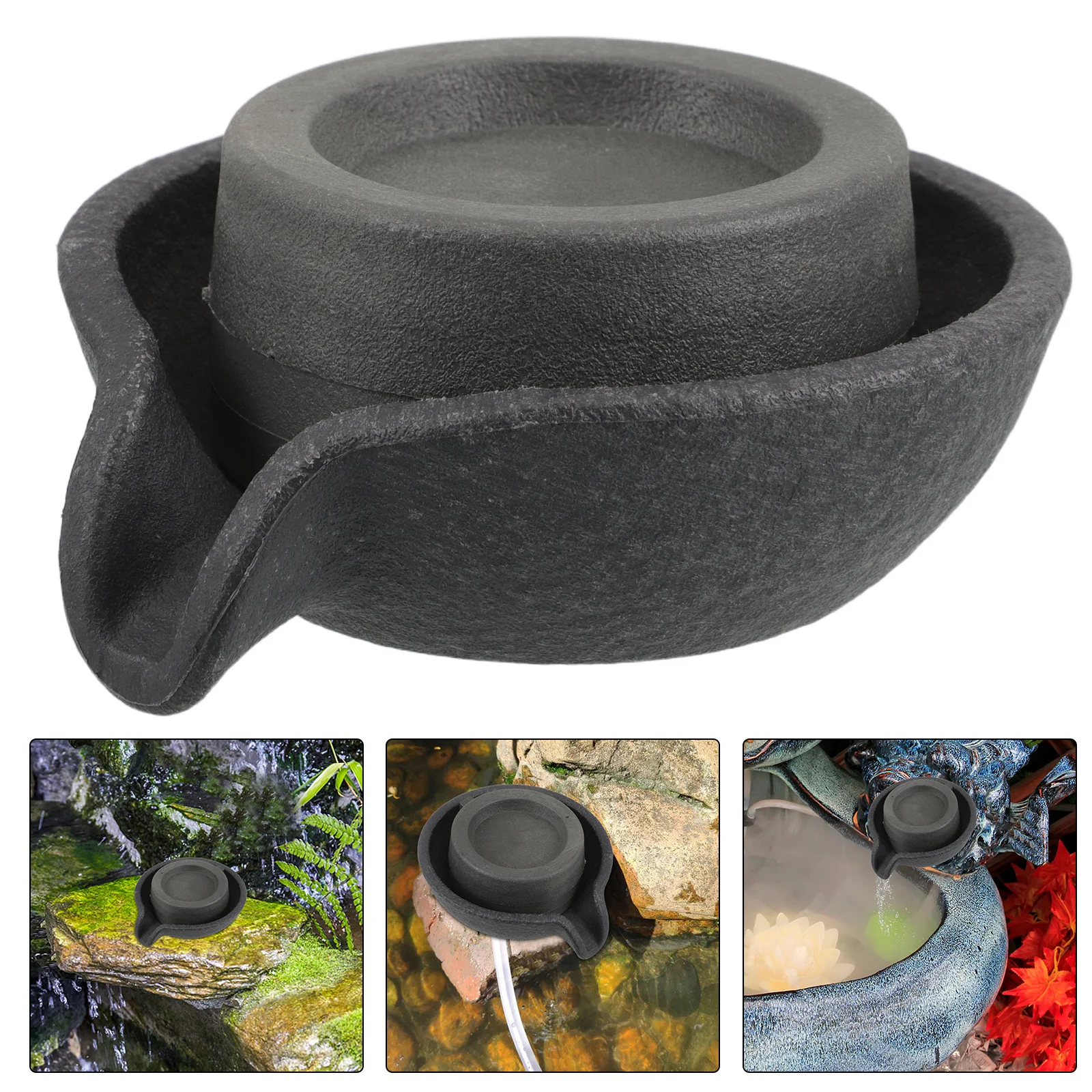 Tabletop Water Fountain Rotating Millstone Flowing Spout Compact Indoor Desk Decor Relaxing Atmosphere Micro Water Mill Fountain
Tabletop Water Fountain Rotating Millstone Flowing Spout Compact Indoor Desk Decor Relaxing Atmosphere Micro Water Mill Fountain