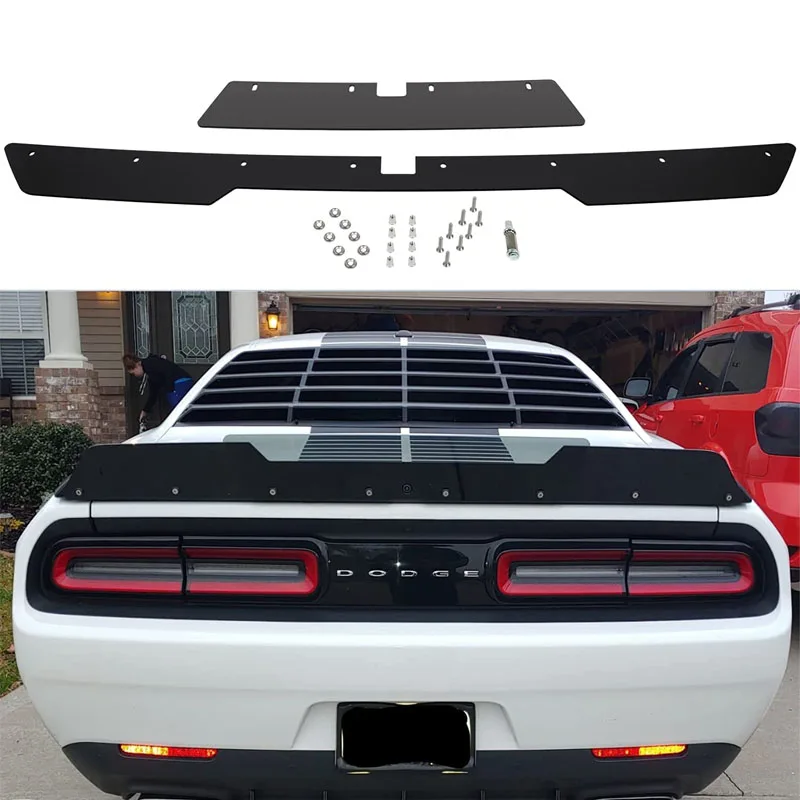 Rear Wickerbill Spoiler for Dodge Challenger 2015-2021 SRT RT Hellcat Scat Pack W Backup Camera ,2 Piece Wicker Bill Spoiler
Rear Wickerbill Spoiler for Dodge Challenger 2015-2021 SRT RT Hellcat Scat Pack W Backup Camera ,2 Piece Wicker Bill Spoiler