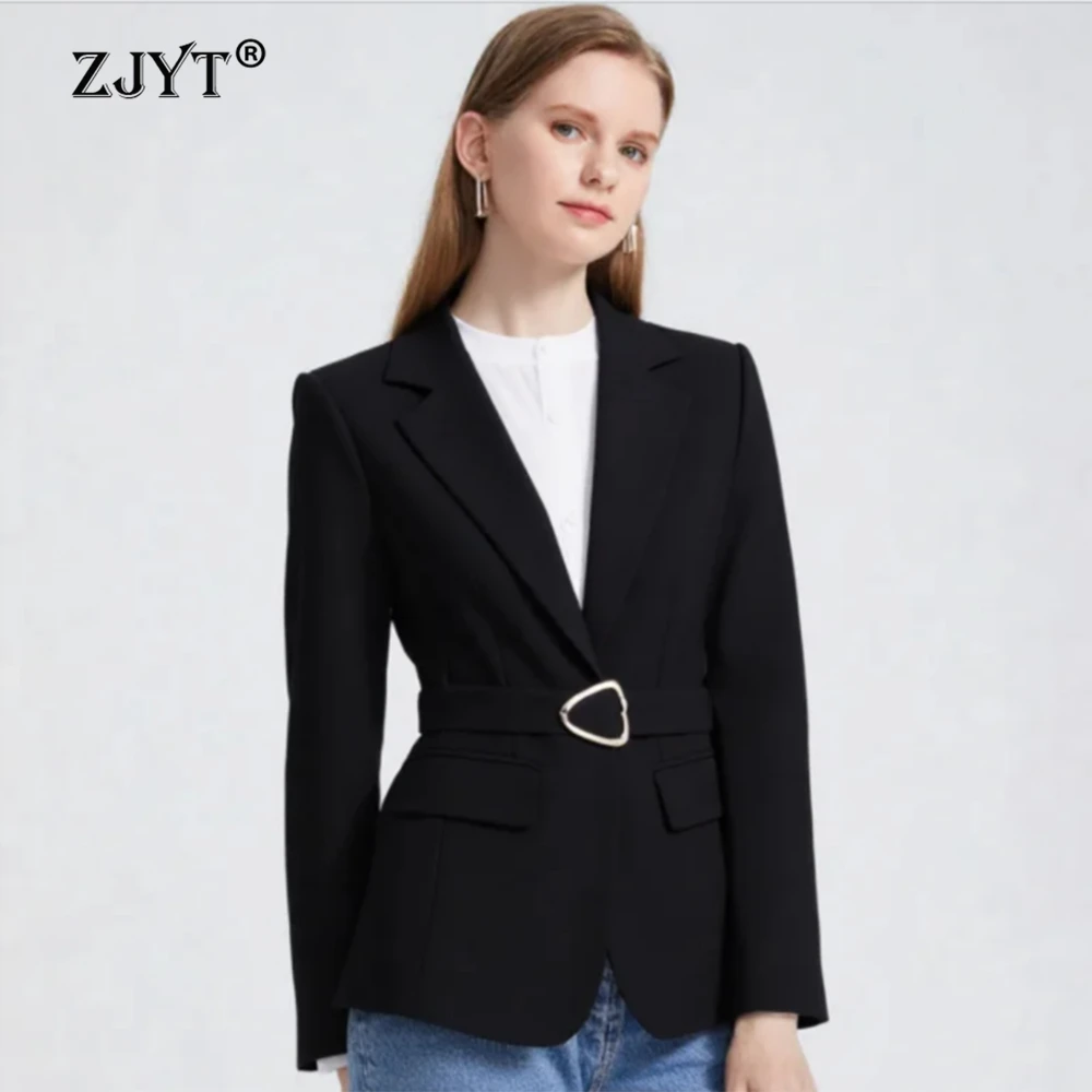 ZJYT 2026 Spring New Coats and Jackets Women Elegant Lace Up White Black Blazers Femmes Formal Office Wear to Work Outerwear
ZJYT 2026 Spring New Coats and Jackets Women Elegant Lace Up White Black Blazers Femmes Formal Office Wear to Work Outerwear
