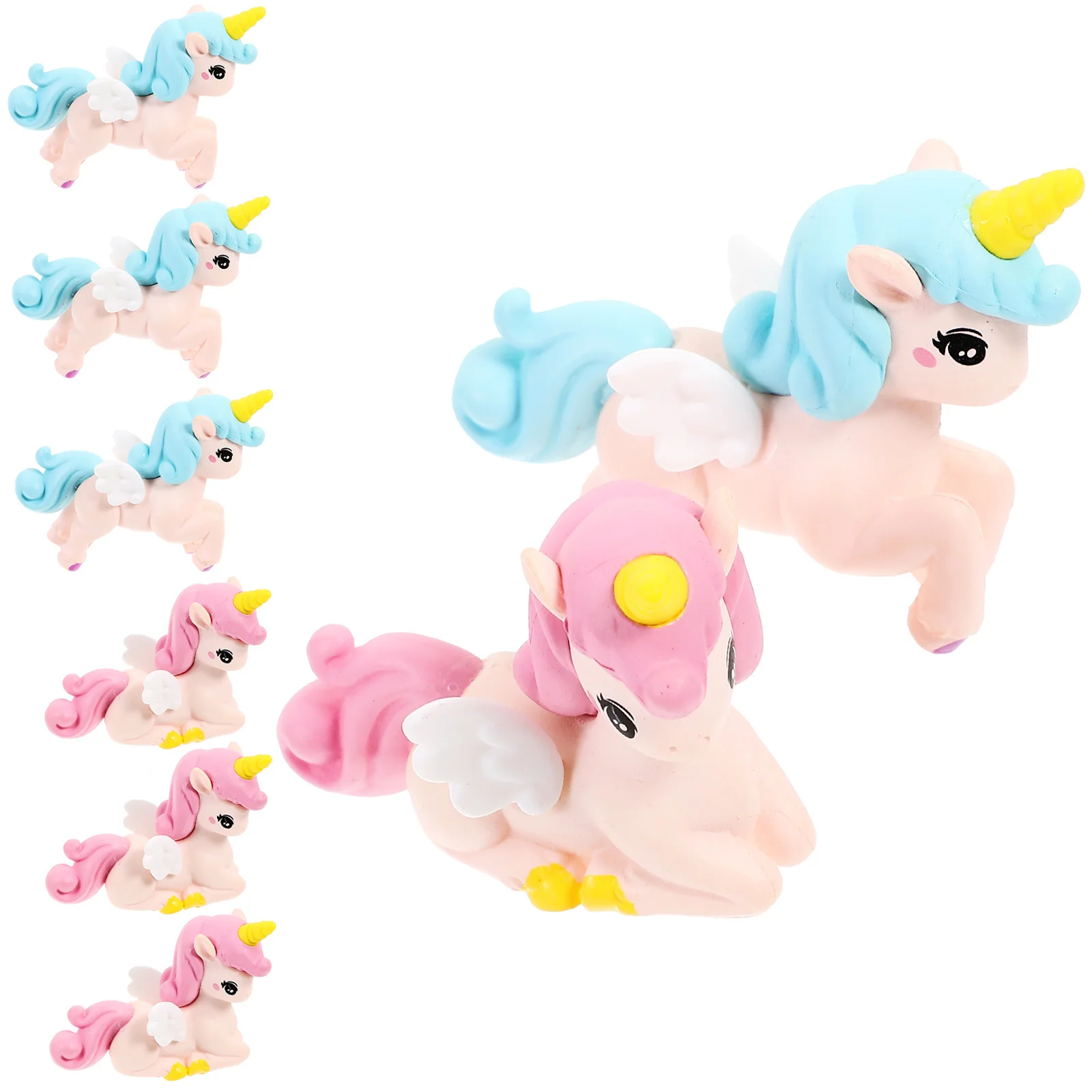 8pcs Mini Unicorn Figurines Resin Craft Unicorn Decor For Cake Decorating Garden Bonsai Micro Landscape Ornament
8pcs Mini Unicorn Figurines Resin Craft Unicorn Decor For Cake Decorating Garden Bonsai Micro Landscape Ornament