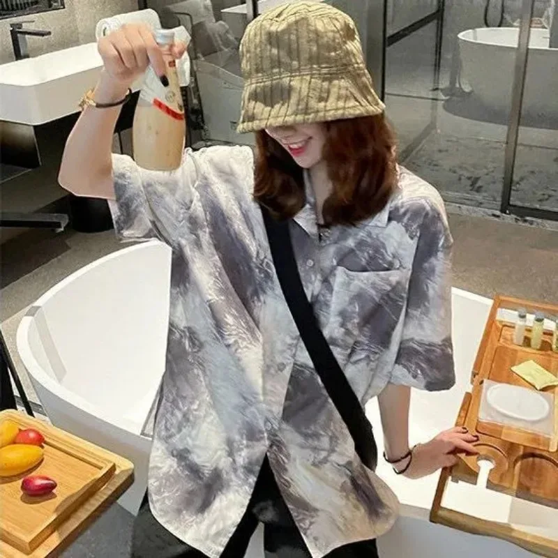 Vintage Ink Tie Dye Oversize Casual Short Sleeve Neutral Loose Shirts
Vintage Ink Tie Dye Oversize Casual Short Sleeve Neutral Loose Shirts