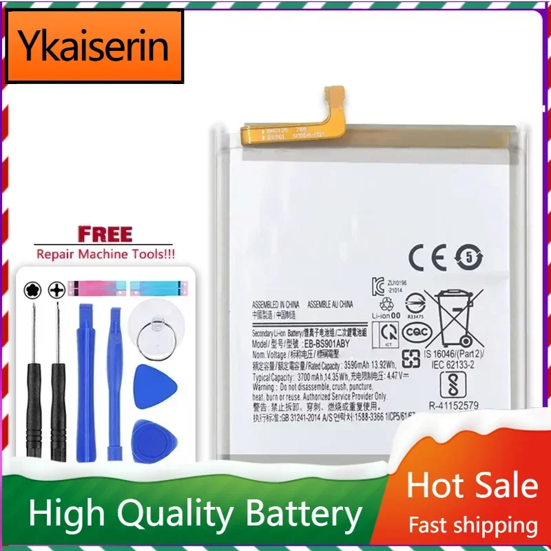YKaiserin 3700mAh/5000mAh Battery EB-BS901ABY EB-BS908ABY EB-BS901ABY For Samsung Galaxy S22 Plus/Ultra S22+ S22Plus S22Ultra
YKaiserin 3700mAh/5000mAh Battery EB-BS901ABY EB-BS908ABY EB-BS901ABY For Samsung Galaxy S22 Plus/Ultra S22+ S22Plus S22Ultra