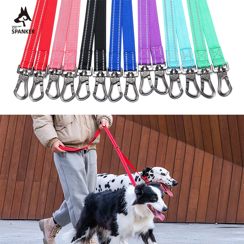 2.5cm Dog Leash with 2 Hooks Outdoor Travel Dogs Leash Adjustable Heavy Duty Double Handle Lead Medium Large Dogs 1.5M
2.5cm Dog Leash with 2 Hooks Outdoor Travel Dogs Leash Adjustable Heavy Duty Double Handle Lead Medium Large Dogs 1.5M
