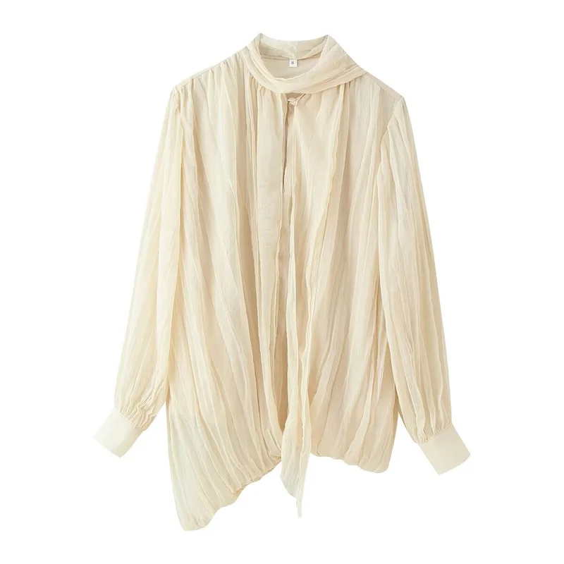 Summer Women's Casual Shirts Tops 2026 New Fashionable Long Sleeved Loose Blouses Elegant Women's Shirt Top
Summer Women's Casual Shirts Tops 2026 New Fashionable Long Sleeved Loose Blouses Elegant Women's Shirt Top