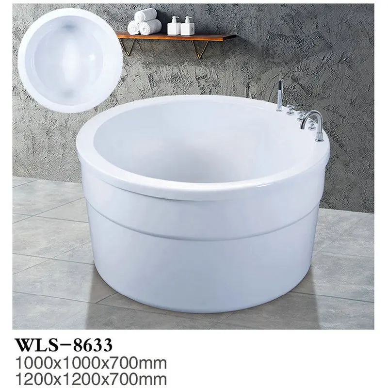 Acrylic Round Modern Simple Integrated Seamless Deepened Water Tank Hotel Home Adult Bathtub 8633
Acrylic Round Modern Simple Integrated Seamless Deepened Water Tank Hotel Home Adult Bathtub 8633