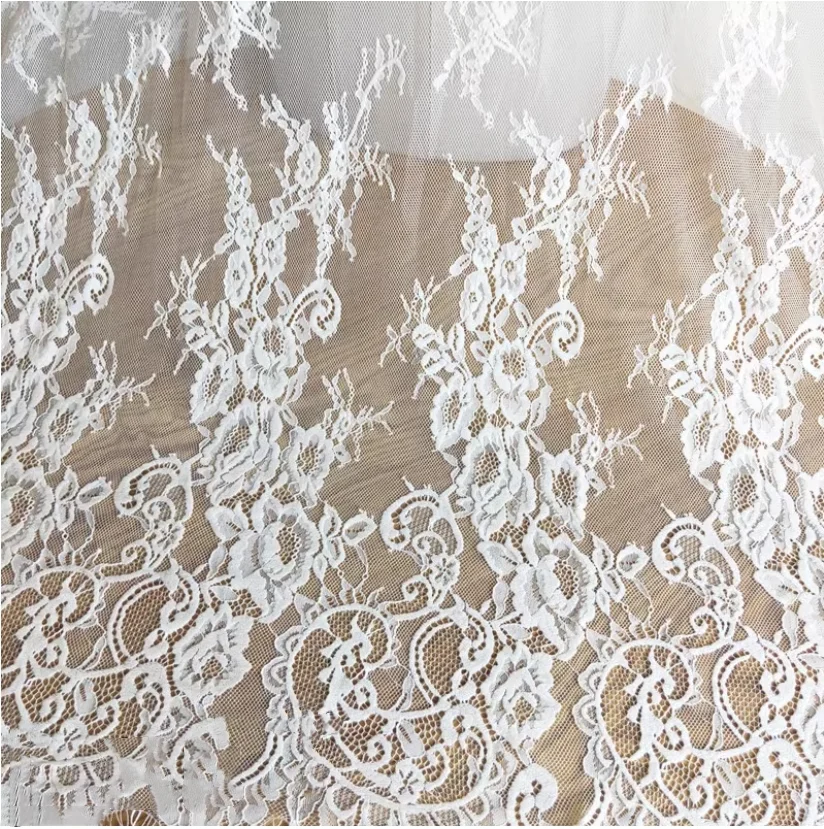 high quality High End Soft Eyelash Decal Embroidery White Lace Fabric, Handmade DIY Wedding Dress Decoration Accessories
high quality High End Soft Eyelash Decal Embroidery White Lace Fabric, Handmade DIY Wedding Dress Decoration Accessories