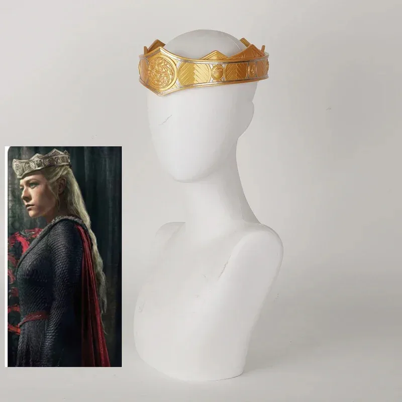 Movie Rhaenyra Targaryen Cosplay Headwear Golden Crowns Movie Dragon Family Role Play Accessories Halloween Carnival Party Props
Movie Rhaenyra Targaryen Cosplay Headwear Golden Crowns Movie Dragon Family Role Play Accessories Halloween Carnival Party Props