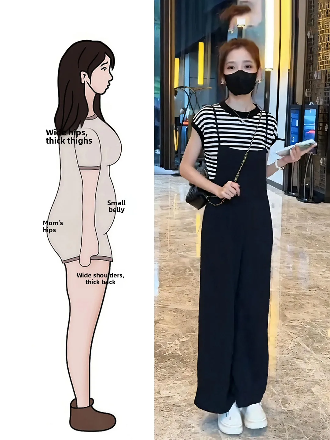 Summer Stripe T-irt And Wide Leg Jumpsuit Set plus Size Women's Faion Casual Breathable Two Piece Suit High Waist round Ne
Summer Stripe T-irt And Wide Leg Jumpsuit Set plus Size Women's Faion Casual Breathable Two Piece Suit High Waist round Ne