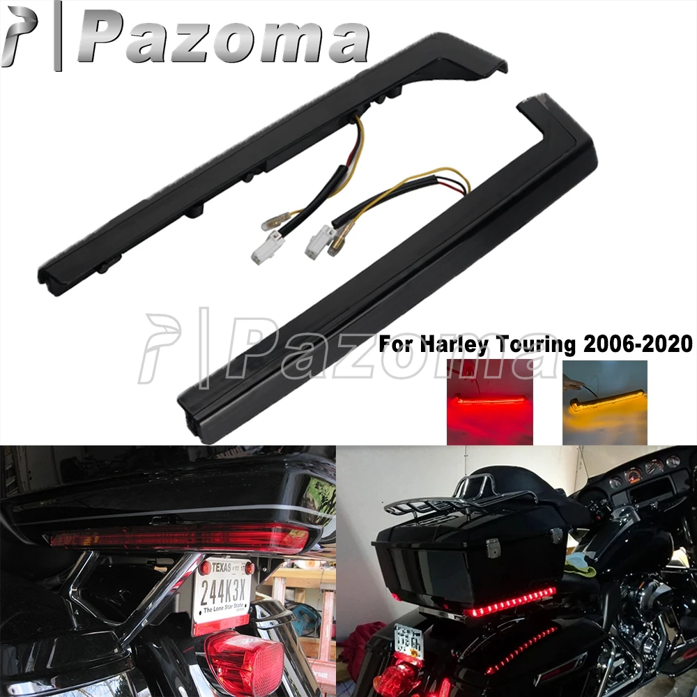LED Tour-Pak Side Marker Light For Harley Electra Glide FLHT FLHTC FLHTCUI FLHTK FLHTCU Motorbike Turn Signal Lamp Red Taillight
LED Tour-Pak Side Marker Light For Harley Electra Glide FLHT FLHTC FLHTCUI FLHTK FLHTCU Motorbike Turn Signal Lamp Red Taillight