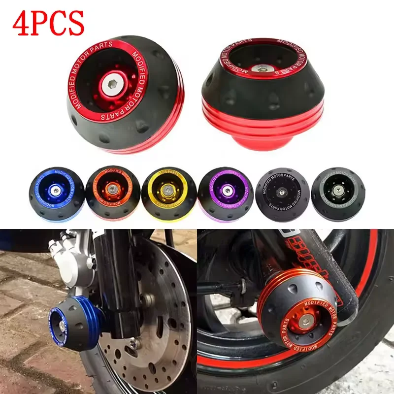 2-4pcs Motorcycle Universal Wheel Protection Crash Pad Motorbike Crash Protectors Alloy Motocross Falling Front Fork Slider Cups
2-4pcs Motorcycle Universal Wheel Protection Crash Pad Motorbike Crash Protectors Alloy Motocross Falling Front Fork Slider Cups