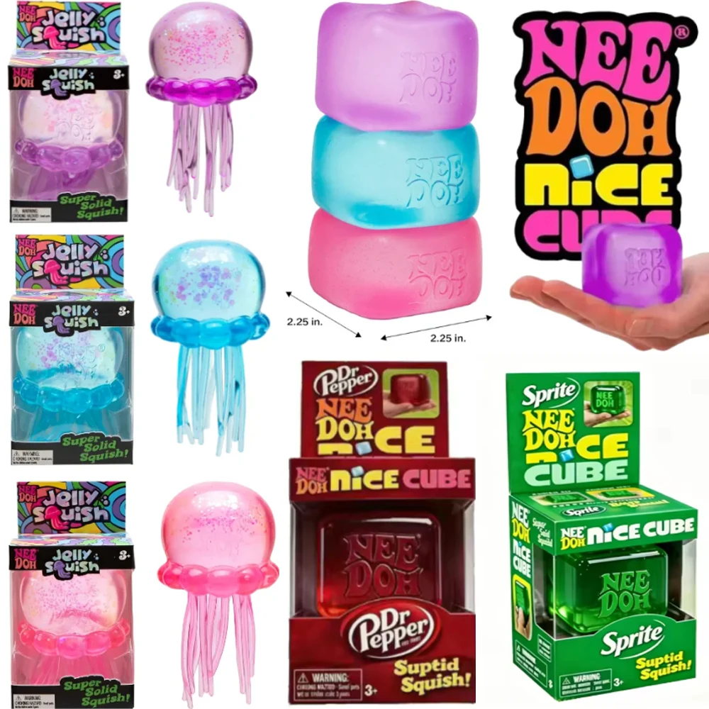 #HOT Trending Nee Doh Jellyfish & Cube Squish Toy, Soft Jelly Squeeze Stress Relief Fidget Toy, Sensory NeeDoh for Kids & Adults
#HOT Trending Nee Doh Jellyfish & Cube Squish Toy, Soft Jelly Squeeze Stress Relief Fidget Toy, Sensory NeeDoh for Kids & Adults