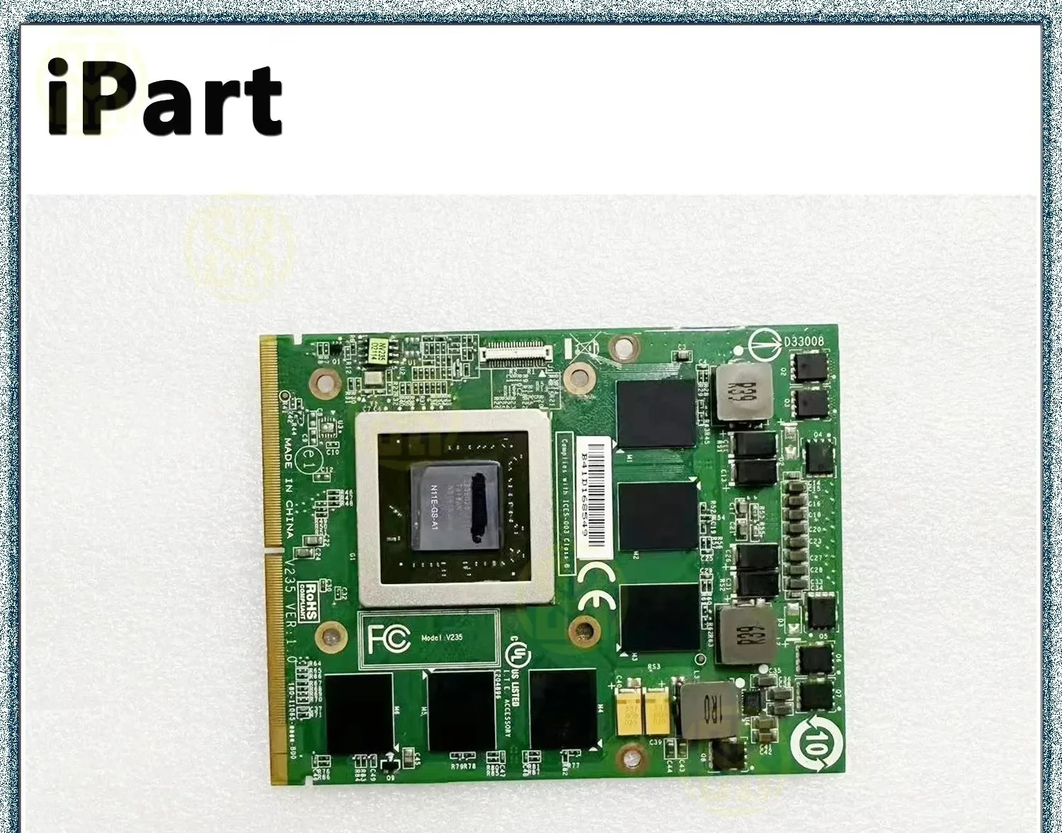 GTX460M 1535M ДЛЯ видеокарты DELL M15X M17X R2 M18X CN-0VDV04 0VDV04 VDV04 N11E-GS-A1
GTX460M 1535M ДЛЯ видеокарты DELL M15X M17X R2 M18X CN-0VDV04 0VDV04 VDV04 N11E-GS-A1