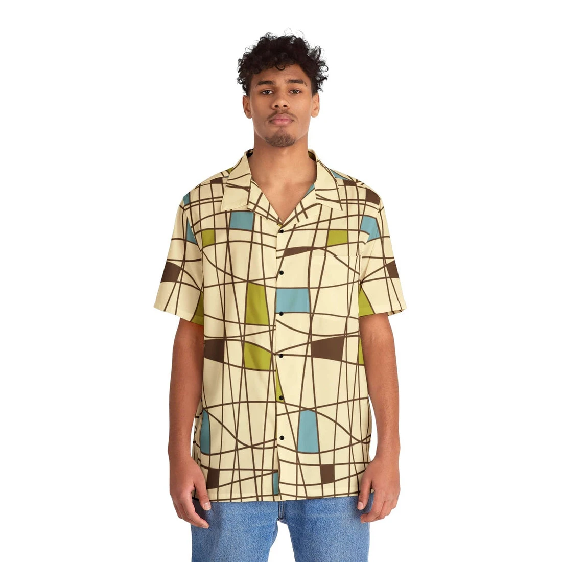Summer Men's New Hawaiian Shirt with Contrasting Color Lines, Geometric 3D Casual Quick Drying Vacation Style Plus Size T-shirt
Summer Men's New Hawaiian Shirt with Contrasting Color Lines, Geometric 3D Casual Quick Drying Vacation Style Plus Size T-shirt