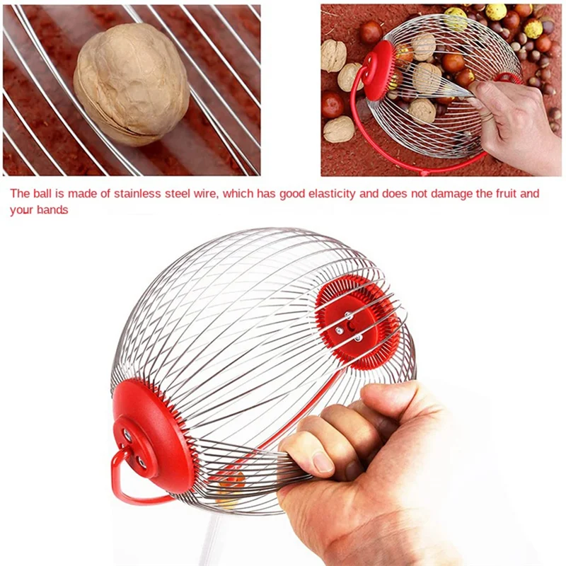 Nut Picker Garden Nut Stainless Steel Drum Suitable For , Acorn, Pine Cone, Walnut Waste Collection-ABXK
Nut Picker Garden Nut Stainless Steel Drum Suitable For , Acorn, Pine Cone, Walnut Waste Collection-ABXK