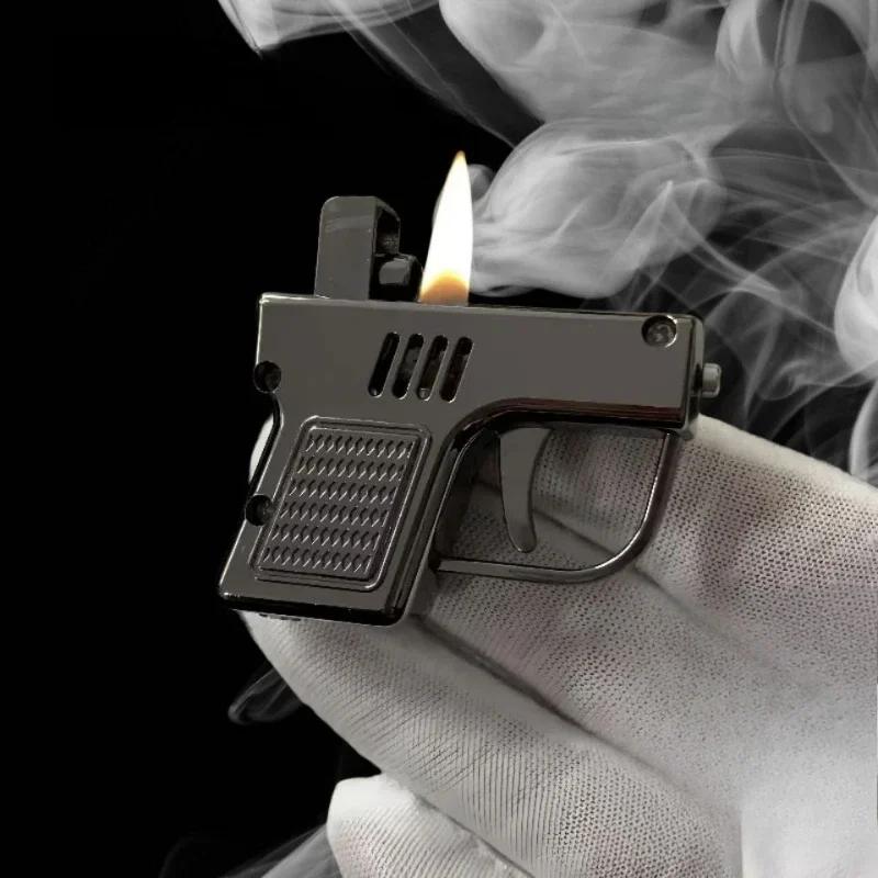 Creative Compact and Portable Your Small Gun Style Cigarette Lighter with One Click Ignition Cigarette Accessories Men's Gifts
Creative Compact and Portable Your Small Gun Style Cigarette Lighter with One Click Ignition Cigarette Accessories Men's Gifts