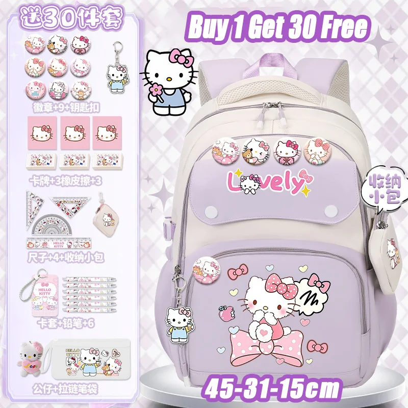 Kitty Cat Backpack Girls 2025 New Disney Children's Backpack Cute Large Capacity Youth School Backpack
Kitty Cat Backpack Girls 2025 New Disney Children's Backpack Cute Large Capacity Youth School Backpack