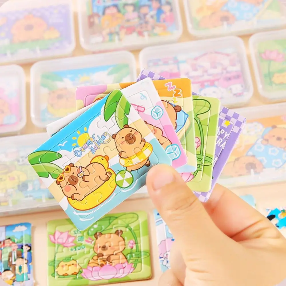 New 5PCS Cartoon Animal Capybara Paper Jigsaw Puzzles Double-Sided DIY Kids Educational Toy Cute Mini Capybara Puzzle
New 5PCS Cartoon Animal Capybara Paper Jigsaw Puzzles Double-Sided DIY Kids Educational Toy Cute Mini Capybara Puzzle