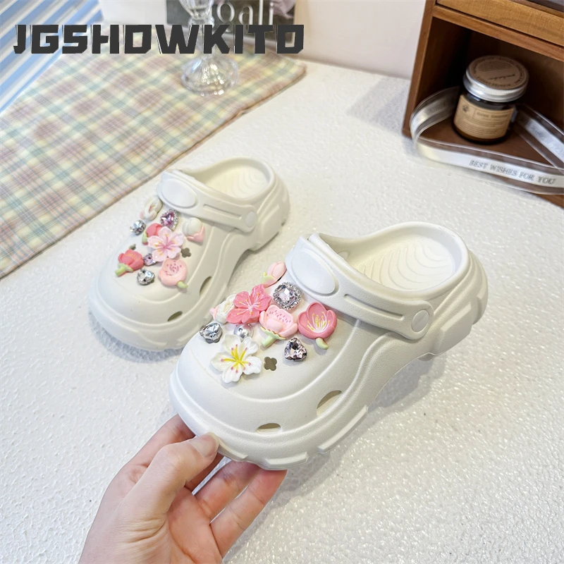 JGSHOWKITO Girl Princess Slippers Summer EVA Kids Flower Anti-slip Slippers Toddlers Sweet Soft Children Beach Bathroom Slippers
JGSHOWKITO Girl Princess Slippers Summer EVA Kids Flower Anti-slip Slippers Toddlers Sweet Soft Children Beach Bathroom Slippers