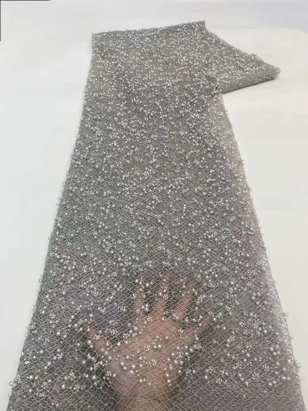 High Quality African French Beaded Lace Fabric 2025 Sewing Sequins Embroidery Nigeria Lace Fabric for Party Dresses
High Quality African French Beaded Lace Fabric 2025 Sewing Sequins Embroidery Nigeria Lace Fabric for Party Dresses