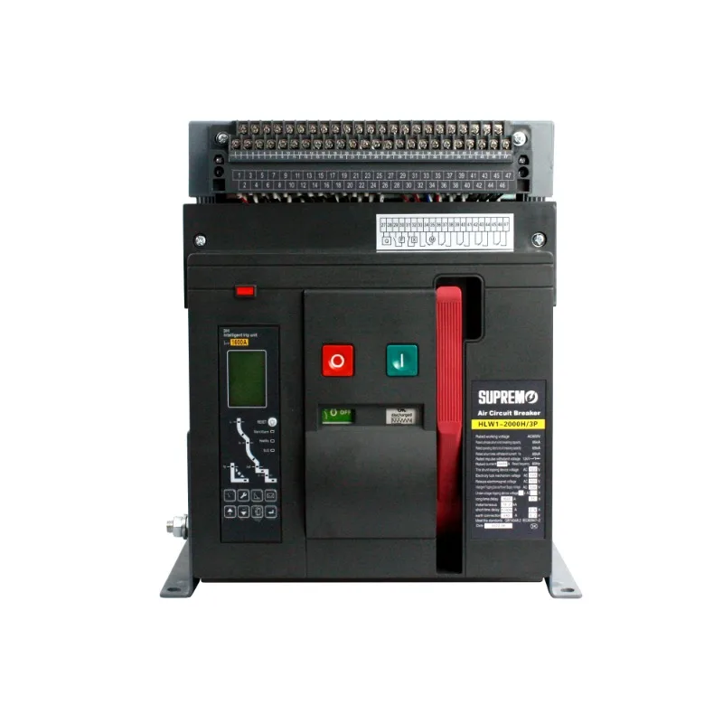 Disjoncteur Air ACB 3P 4P 200A-6300A YUW1-2000 V 400V 50HZ tirage/выход стационарный AC400V низкое напряжение для генератора 6
Disjoncteur Air ACB 3P 4P 200A-6300A YUW1-2000 V 400V 50HZ tirage/выход стационарный AC400V низкое напряжение для генератора 6