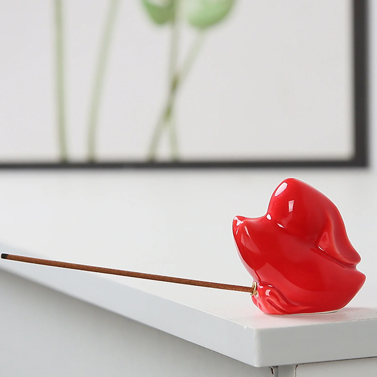 Loveliness Incense Stick Holder Ceramic Rabbit Design Fine Texture Exquisite Workmanship Suitable for Desktop Home Office
Loveliness Incense Stick Holder Ceramic Rabbit Design Fine Texture Exquisite Workmanship Suitable for Desktop Home Office