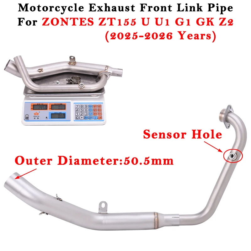 Motorcycle Exhaust Escape System Modified Muffler 51mm Front Link Pipe Slip On For ZONTES ZT155 U U1 G1 GK Z2 2025 2026
Motorcycle Exhaust Escape System Modified Muffler 51mm Front Link Pipe Slip On For ZONTES ZT155 U U1 G1 GK Z2 2025 2026