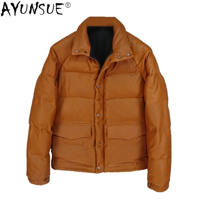 AYUNSUE Men Clothing Sheepskin Genuine Leather Jacket Men's Down Jackets Winter Coat Mens Warm Clothes Male Ropa Hombre LXR498
AYUNSUE Men Clothing Sheepskin Genuine Leather Jacket Men's Down Jackets Winter Coat Mens Warm Clothes Male Ropa Hombre LXR498