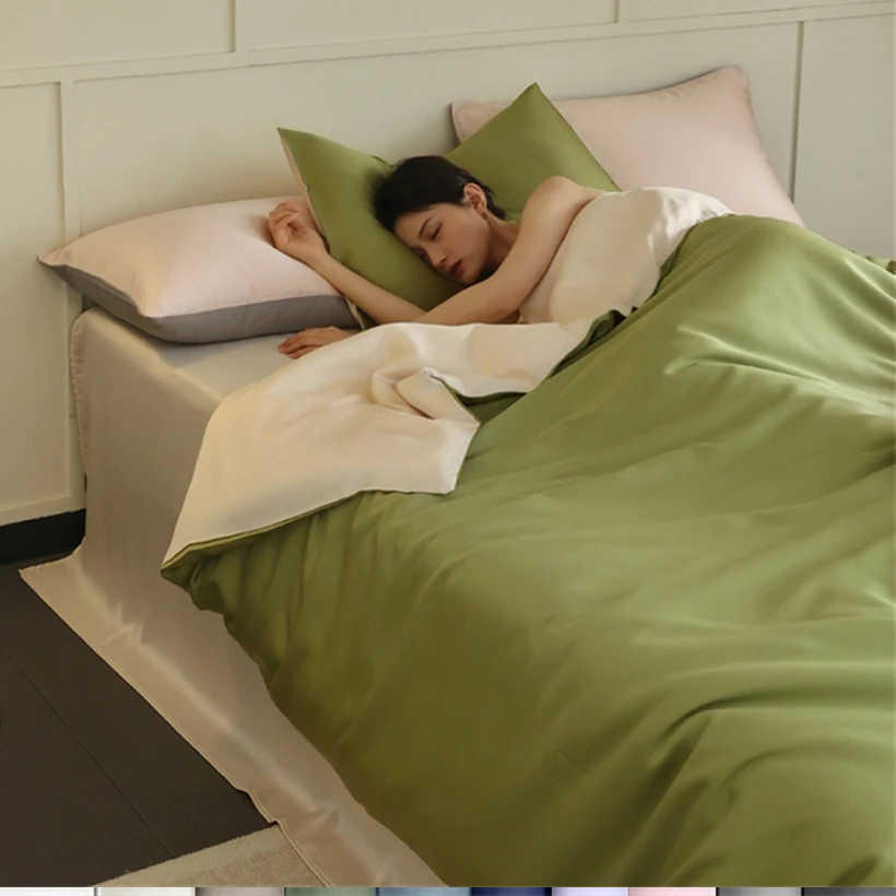 Комплект постельного белья из 100% натурального шелка тутового шелкопряда с пододеяльником и наволочками: роскошные гладкие шелковые простыни для здорового сна, размеры Queen и King
Комплект постельного белья из 100% натурального шелка тутового шелкопряда с пододеяльником и наволочками: роскошные гладкие шелковые простыни для здорового сна, размеры Queen и King