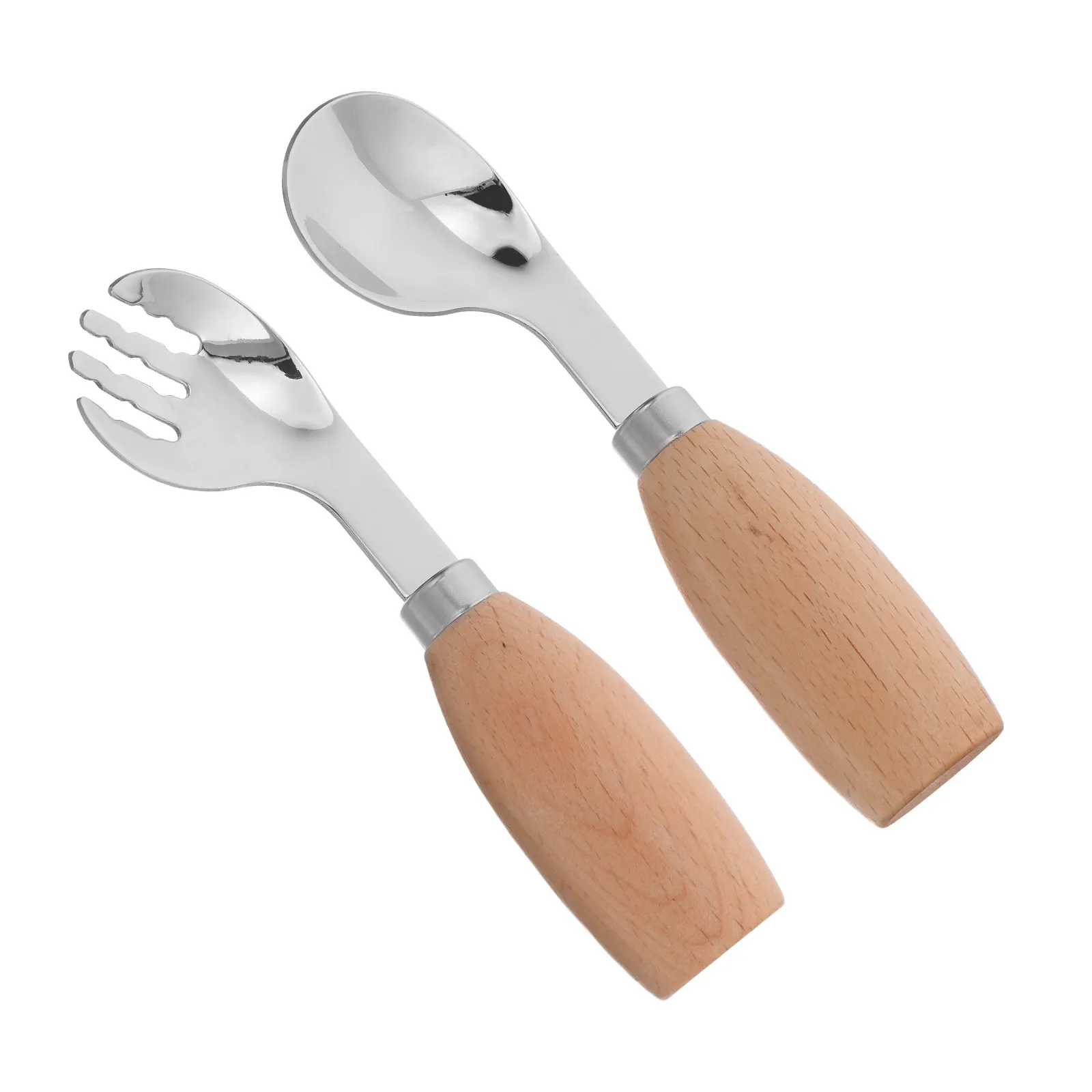 1Set Baby Curved Handle Feeding Spoon Fork Stainless Steel Toddler Utensils Self Feeding Ergonomic Smooth Edges Dishwasher Safe
1Set Baby Curved Handle Feeding Spoon Fork Stainless Steel Toddler Utensils Self Feeding Ergonomic Smooth Edges Dishwasher Safe