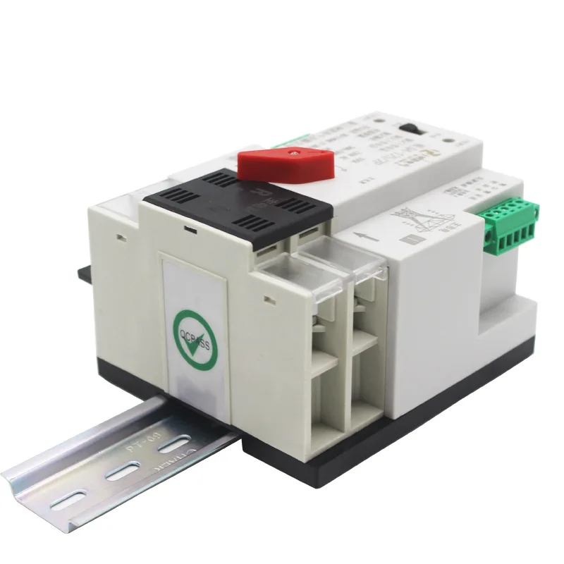 Uninterruptible Dual Power Automatic Transfer Switch, Left Operation, Utility Power 2P/100A/80A/63A, 4P, Millisecond Switching
Uninterruptible Dual Power Automatic Transfer Switch, Left Operation, Utility Power 2P/100A/80A/63A, 4P, Millisecond Switching