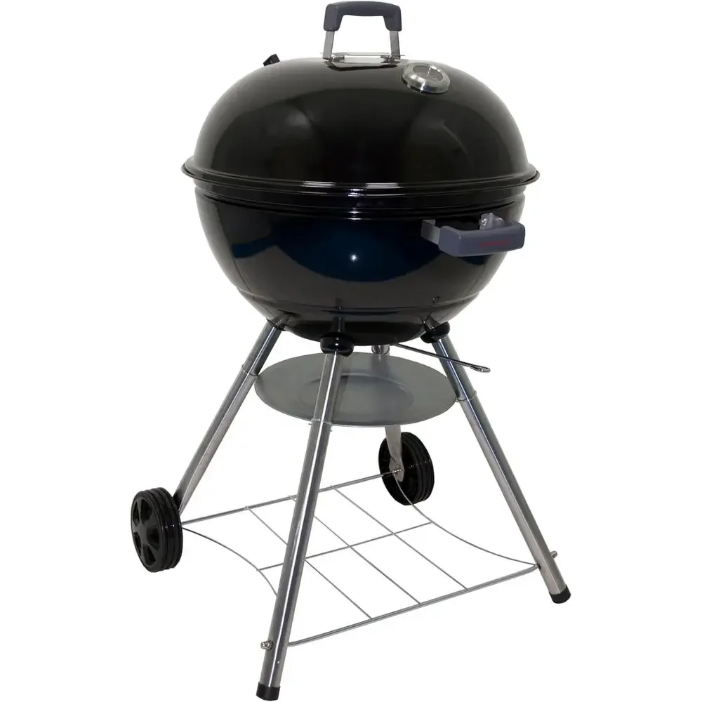 22" Deluxe Charcoal Barbecue Grill with Adjustable Air Vent, Built-In Temperature Gauge, 368 SQ. In Cooking Area, Storage Rack,
22" Deluxe Charcoal Barbecue Grill with Adjustable Air Vent, Built-In Temperature Gauge, 368 SQ. In Cooking Area, Storage Rack,