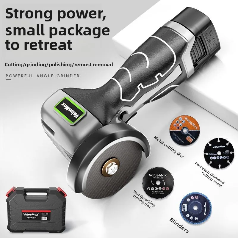 Cordless Electric Angle Grinder 16.8V Mini Lithium Battery Powered 9000r/min Polishing Grinding Machine for Diamond Cutting
Cordless Electric Angle Grinder 16.8V Mini Lithium Battery Powered 9000r/min Polishing Grinding Machine for Diamond Cutting
