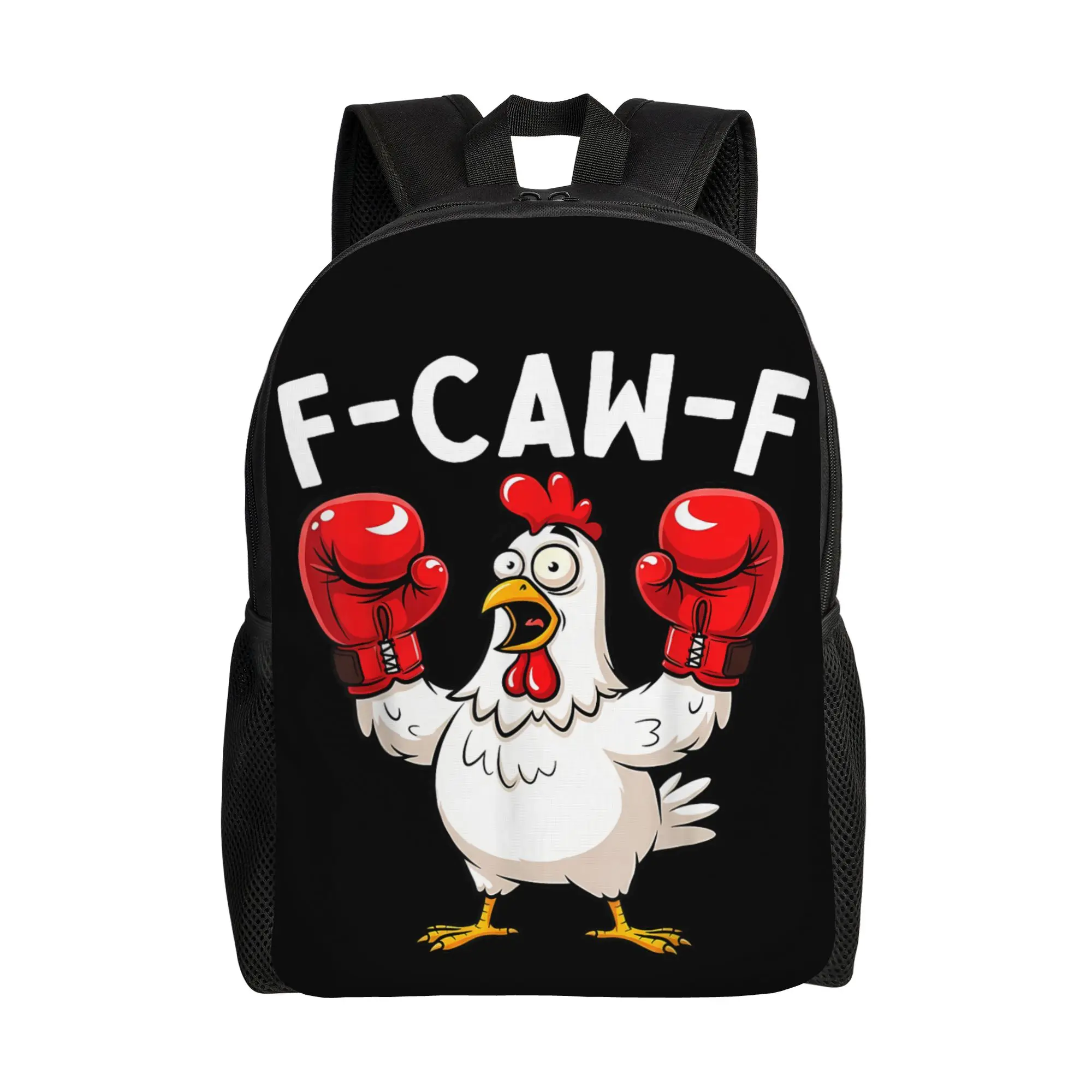 Funny F-Caw-F Boxing Chicken FCAWF Boxing Rooster Backpack Women Polyester Outdoor Style Backpacks Big School Bags Rucksack
Funny F-Caw-F Boxing Chicken FCAWF Boxing Rooster Backpack Women Polyester Outdoor Style Backpacks Big School Bags Rucksack