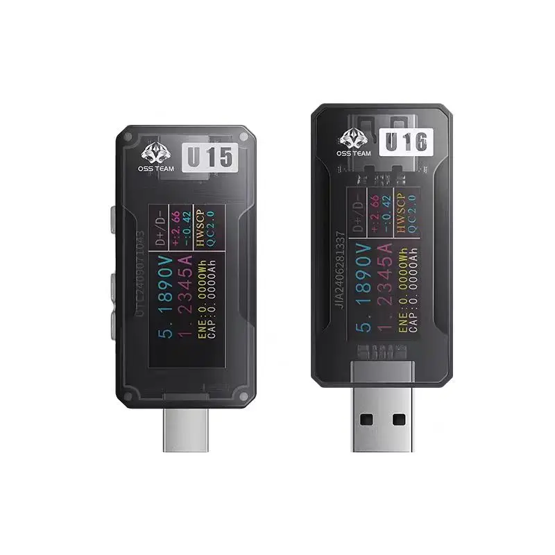 OSS U15/U16 тестер быстрой зарядки Type-C USB-A 12A 600 Вт измерители напряжения тока для мобильных телефонов зарядное устройство тестер емкости инструмент
OSS U15/U16 тестер быстрой зарядки Type-C USB-A 12A 600 Вт измерители напряжения тока для мобильных телефонов зарядное устройство тестер емкости инструмент
