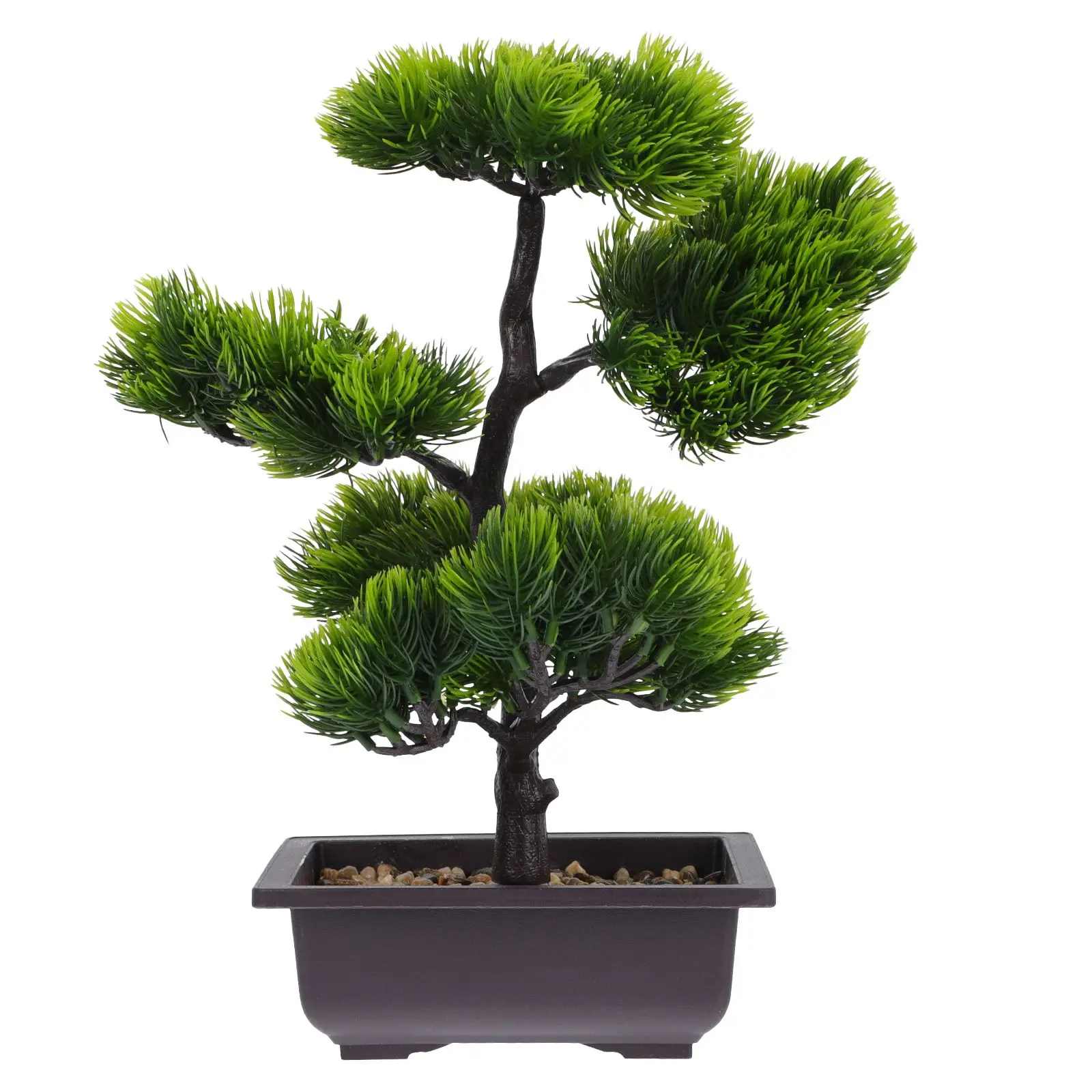 Artificial Pine Bonsai Decoration Prop Simulation Plants Potted Decorative Desktop Faux Tree Home Office Adornment Clear Texture
Artificial Pine Bonsai Decoration Prop Simulation Plants Potted Decorative Desktop Faux Tree Home Office Adornment Clear Texture