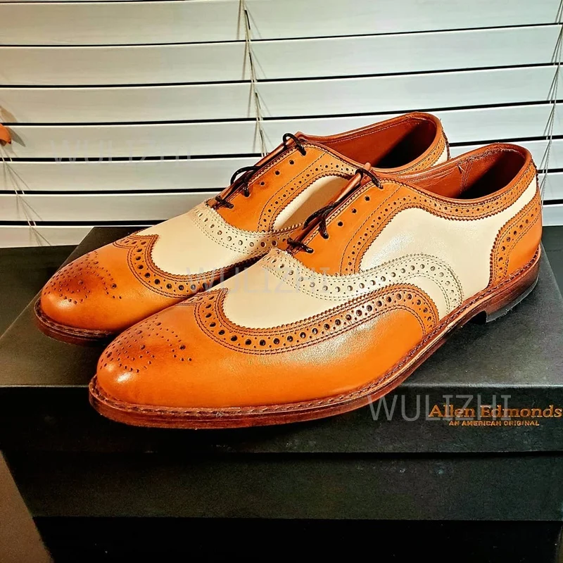 Brown White Vintage Patchwork Leather Oxford Shoes Men Lace-Up Elastic Casual Loafers Summer Luxury Party Evening Flats Sneakers
Brown White Vintage Patchwork Leather Oxford Shoes Men Lace-Up Elastic Casual Loafers Summer Luxury Party Evening Flats Sneakers