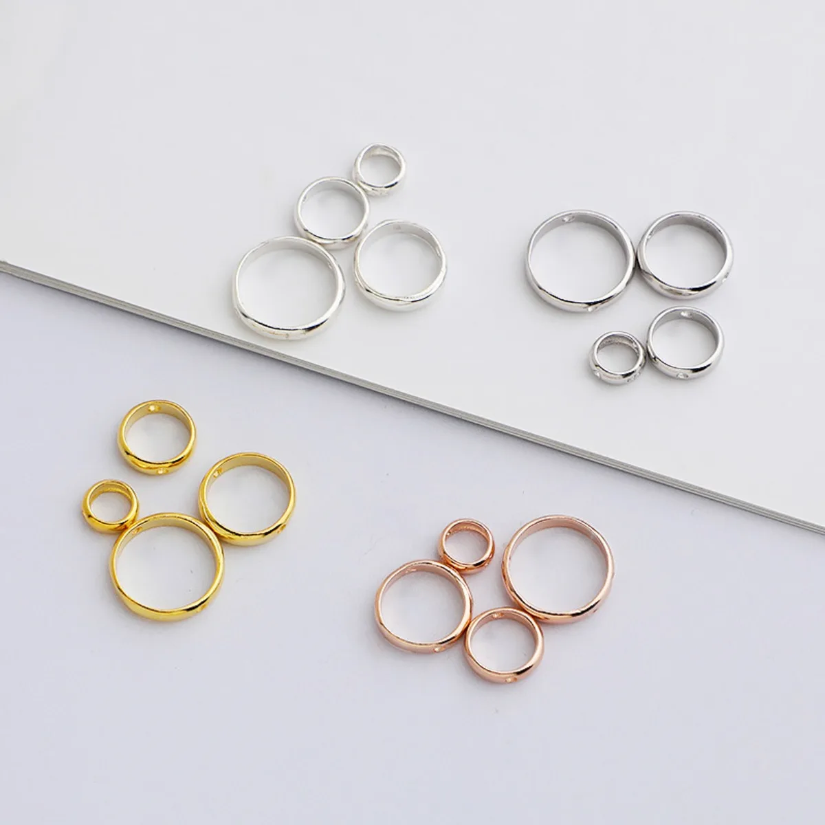 3 pcs 925 Sterling Silver Stopper Spacer Beads Surrounded Spacers for Jewelry Making
3 pcs 925 Sterling Silver Stopper Spacer Beads Surrounded Spacers for Jewelry Making