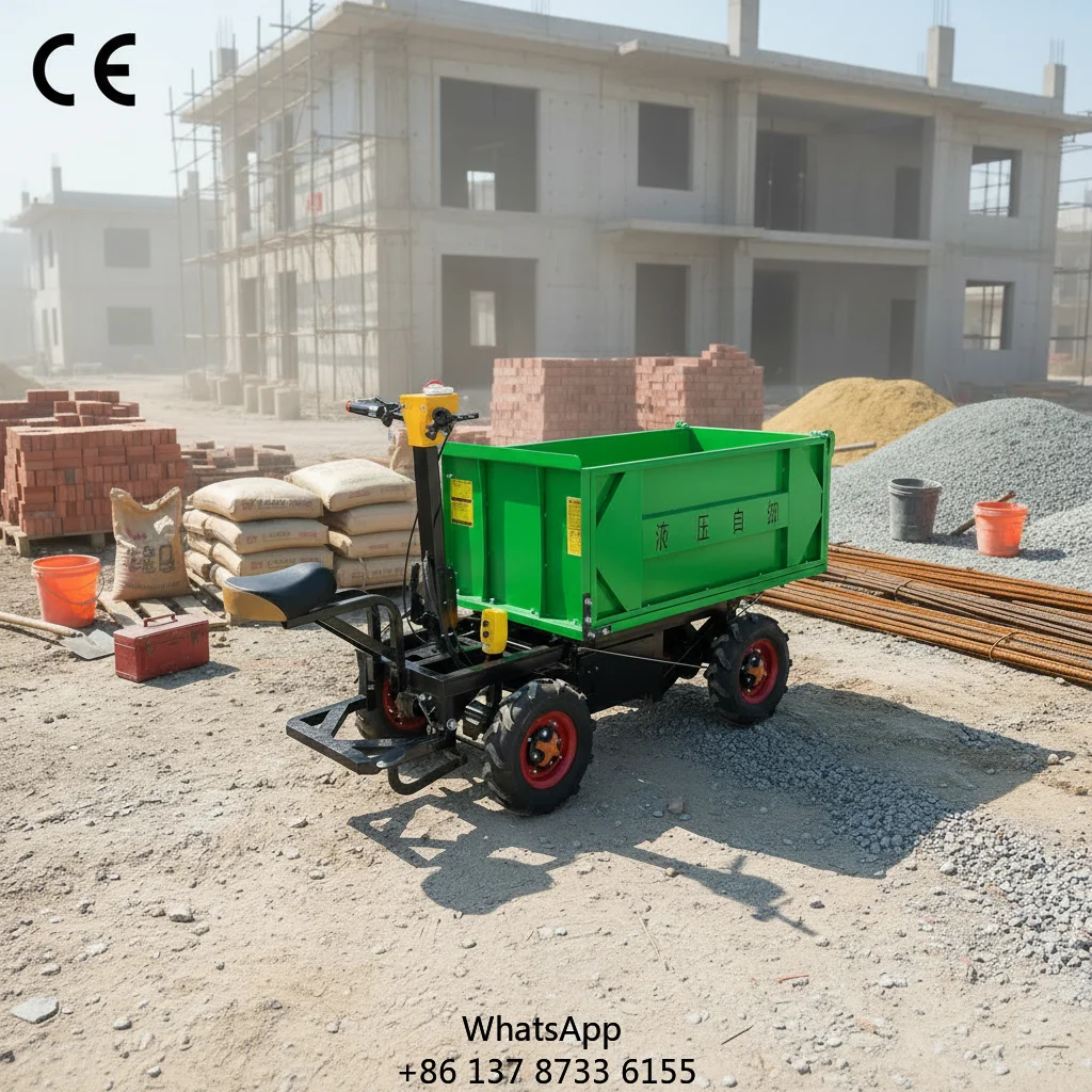 New Four-Wheel Hydraulic Dump Truck 1T Load Capacity Pure Copper Motor 1800W 110V For Factory Site Warehouse
New Four-Wheel Hydraulic Dump Truck 1T Load Capacity Pure Copper Motor 1800W 110V For Factory Site Warehouse