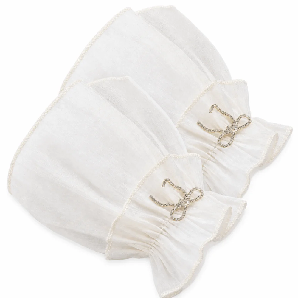 Ruched Pleated Detachable Cuffs Fingerless Gloves Nail Art Accessories Lace Fake Sleeves Cuffs Crystal Hand Wrist Cuffs
Ruched Pleated Detachable Cuffs Fingerless Gloves Nail Art Accessories Lace Fake Sleeves Cuffs Crystal Hand Wrist Cuffs