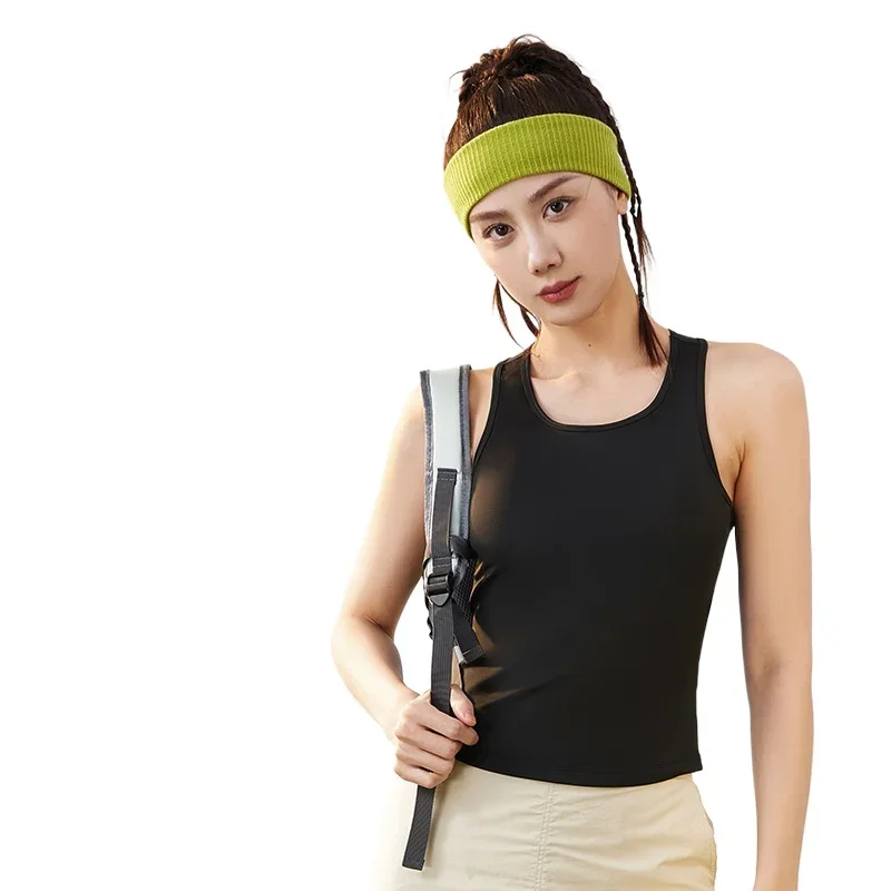 Women's Waist-Length Racerback Tank Top Buttery-soft Four-way Stretch Tight Fit Yoga Shirts Summer Breathable Sports Vest
Women's Waist-Length Racerback Tank Top Buttery-soft Four-way Stretch Tight Fit Yoga Shirts Summer Breathable Sports Vest