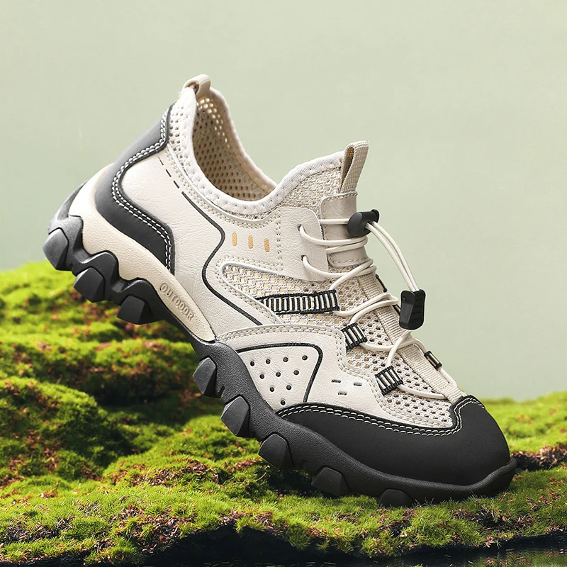 Men's Mesh Sports Shoes Summer Mountaineering Breathable Lightweight Anti Slip Shoes Fashion Outdoor Travel Running Casual Shoes
Men's Mesh Sports Shoes Summer Mountaineering Breathable Lightweight Anti Slip Shoes Fashion Outdoor Travel Running Casual Shoes