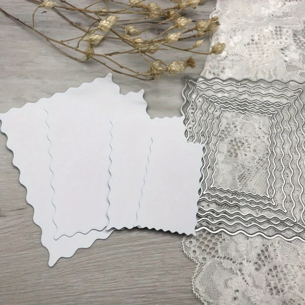 1 шт., металлические штампы, форма для резки, волнистая рамка, украшение, скрапбук, лезвие для рукоделия, трафареты, штампы
1 шт., металлические штампы, форма для резки, волнистая рамка, украшение, скрапбук, лезвие для рукоделия, трафареты, штампы