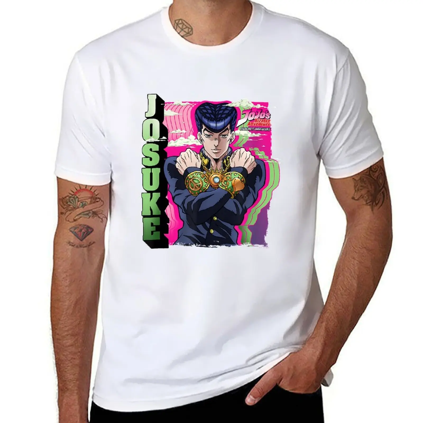 JoJo's Bizarres Adventures Josukes Clouds Funny T-Shirt cotton t shirts man 100% t shirts for man graphic vintage T-Shirt
JoJo's Bizarres Adventures Josukes Clouds Funny T-Shirt cotton t shirts man 100% t shirts for man graphic vintage T-Shirt