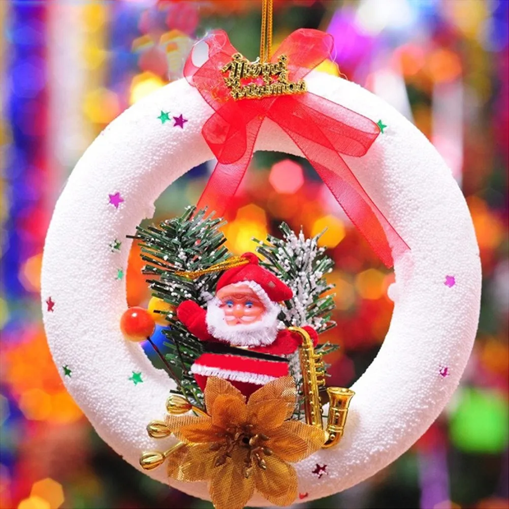 10Pcs Christmas Wreath Craft Circle Foam Rings 14.5x2.5cm DIY Kids Preschool Church Winter Ornament Decoration
10Pcs Christmas Wreath Craft Circle Foam Rings 14.5x2.5cm DIY Kids Preschool Church Winter Ornament Decoration